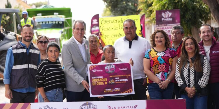 Encabeza Pepe Chedraui trabajos de rehabilitación vial en San Baltazar Campeche