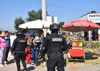 San Pedro Cholula prepara operativo conjunto para las celebraciones de Día de Muertos