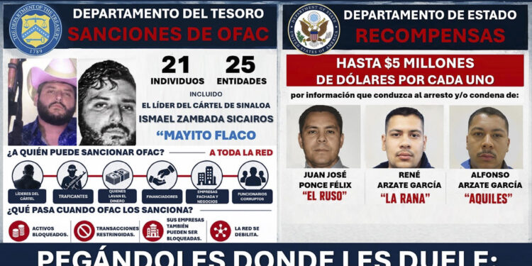 Embajador de Estados Unidos advierte ofensiva contra funcionarios supuestamente ligados al Cártel de Sinaloa