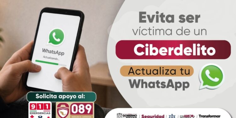 Promueve SSP medidas de protección para prevenir ciberdelitos mediante WhatsApp