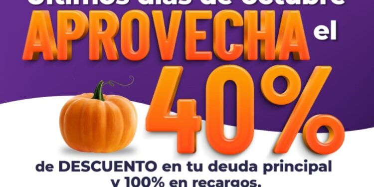Agua de Puebla invita a aprovechar los últimos días del programa “Regularízate” con 40% de ahorro en la deuda principal y 100% en recargos. Vence el sábado 31 de octubre