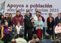 Entregan apoyos a 436 familias de la Sierra Norte de Puebla para reubicarse en zonas seguras