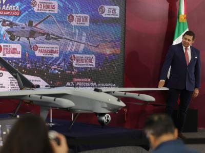 Puebla refuerza seguridad con drones capaces de detectar tomas clandestinas y localizar personas