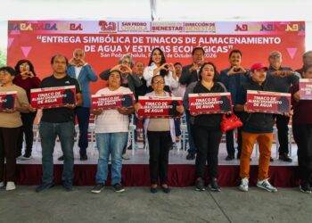 Con Tonantzin Fernández, los programas de bienestar llegan directamente a las familias de San Pedro Cholula