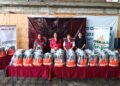 Tonantzin Fernández entrega 75 uniformes al personal de limpia de San Pedro Cholula