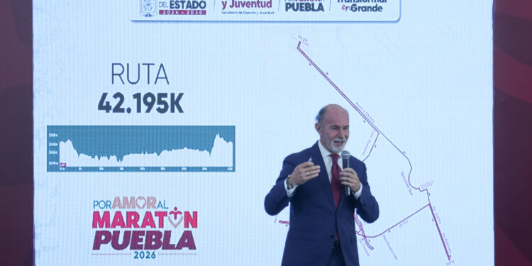 Presentan el Maratón Puebla 2026; se correrá el 29 de noviembre con cuatro distancias