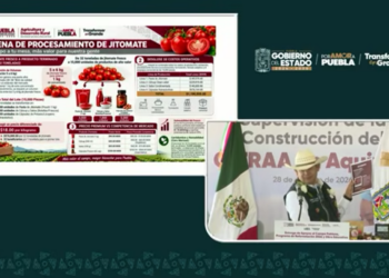 Armenta apuesta por industrializar el jitomate de la Sierra Norte y reducir pérdidas de productores