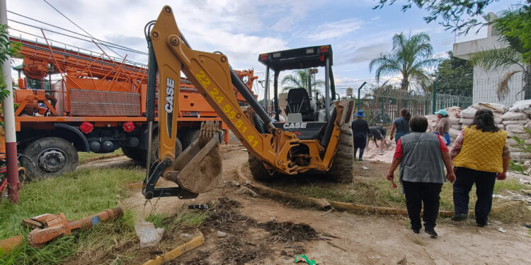 Habitantes de San Miguel Xoxtla piden destitución de la alcaldesa por excavación de pozo